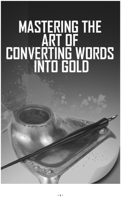 Product picture Convert Words into Gold